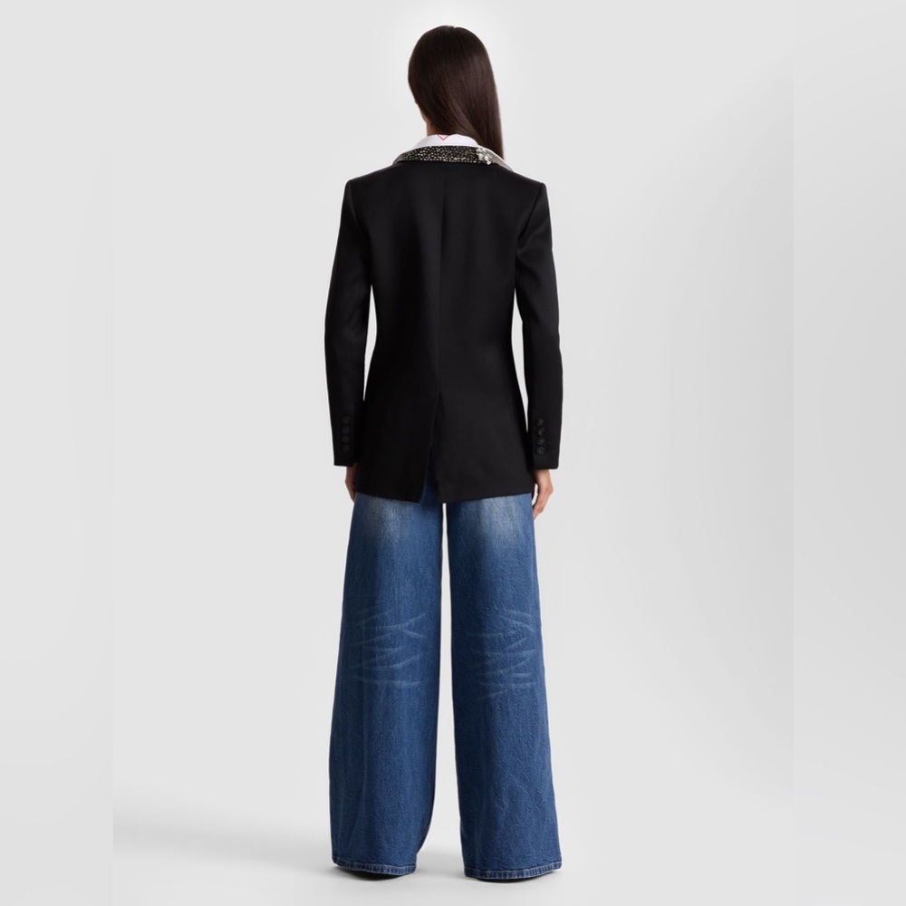 Alice Olivia ELNA EMBELLISHED BLAZER $1295 New - Picture 4 of 12